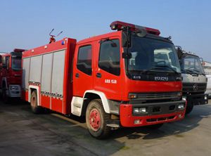 慶鈴6噸水罐消防車(chē)圖片