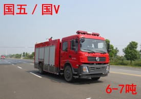 國五東風(fēng)7噸水罐消防車圖片